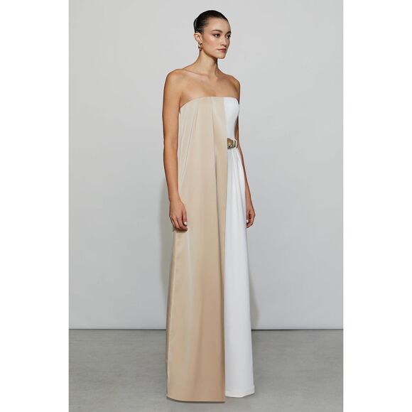 ET OCHS Winston Jumpsuit in Vanilla & Ivory US 2 $528 - Picture 3 of 10